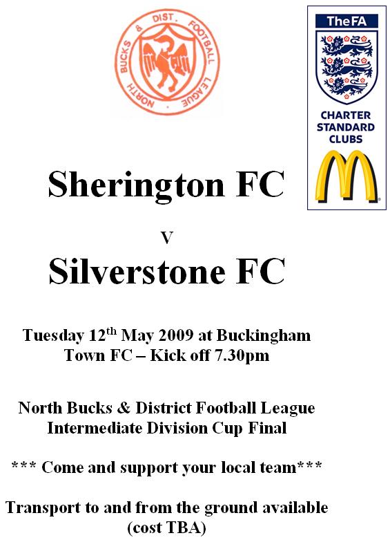Sherington FC poster