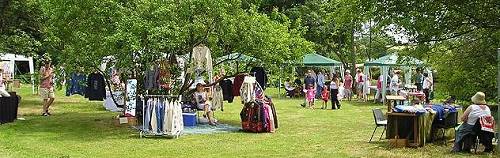 Stalls at the 2003 Fete