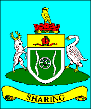 Unofficial Shield created for the Parish Council's centenary in 1995