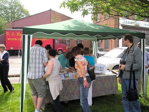 Sherington Historical Society stall - 5 May 2008