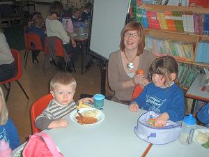 A future pupil enjoyed the social atmosphere